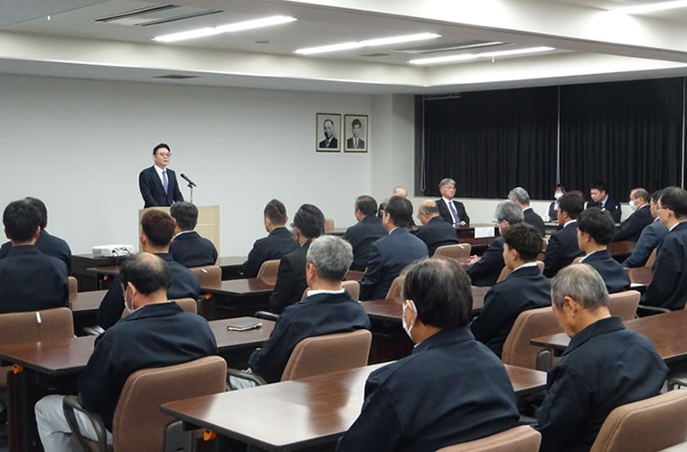 仕事始め式、安全祈願式